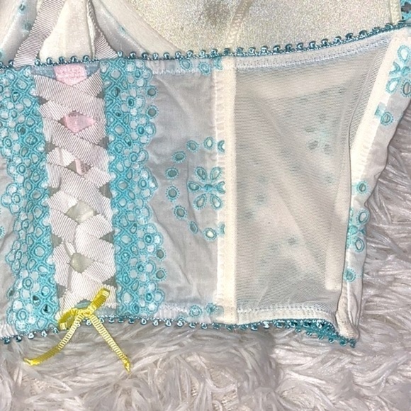 Vintage Y2K Victoria’s Secret Cottagecore bustier top - Picture 9 of 11